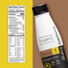 Soylent plant-based protein 15g for active days and lasting energy.
