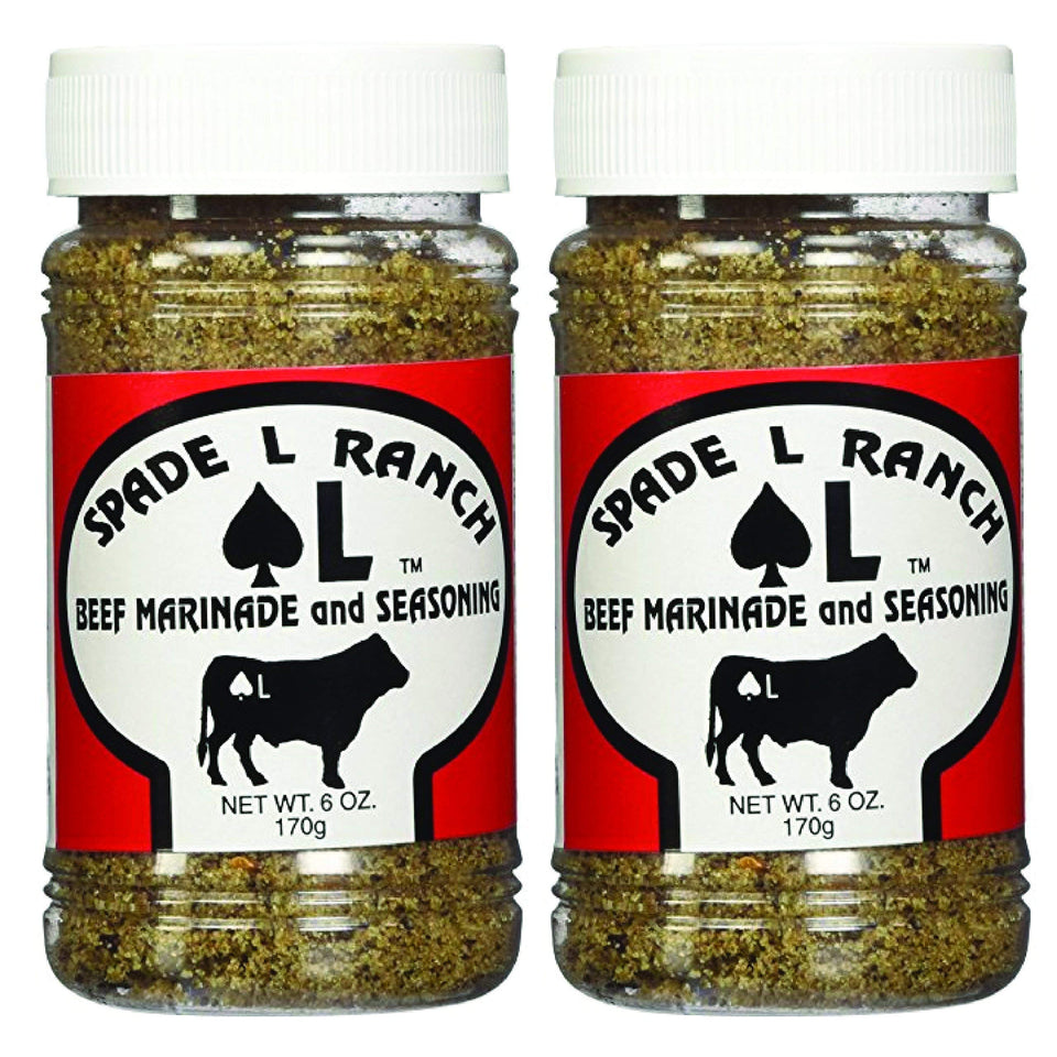 Spade L Ranch Beef Marinade and Seasoning 6 oz pack for flavorful tri-tip, roast, and steak
