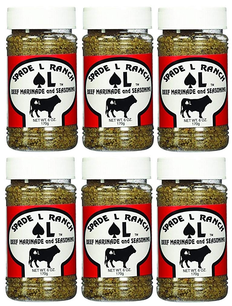 Spade L Ranch beef marinade and seasoning 6oz pack, ideal for marinating and flavoring grilled beef