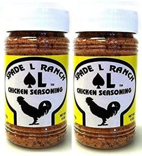 Spade L Ranch chicken seasoning ready dish shows baked chicken flavor.