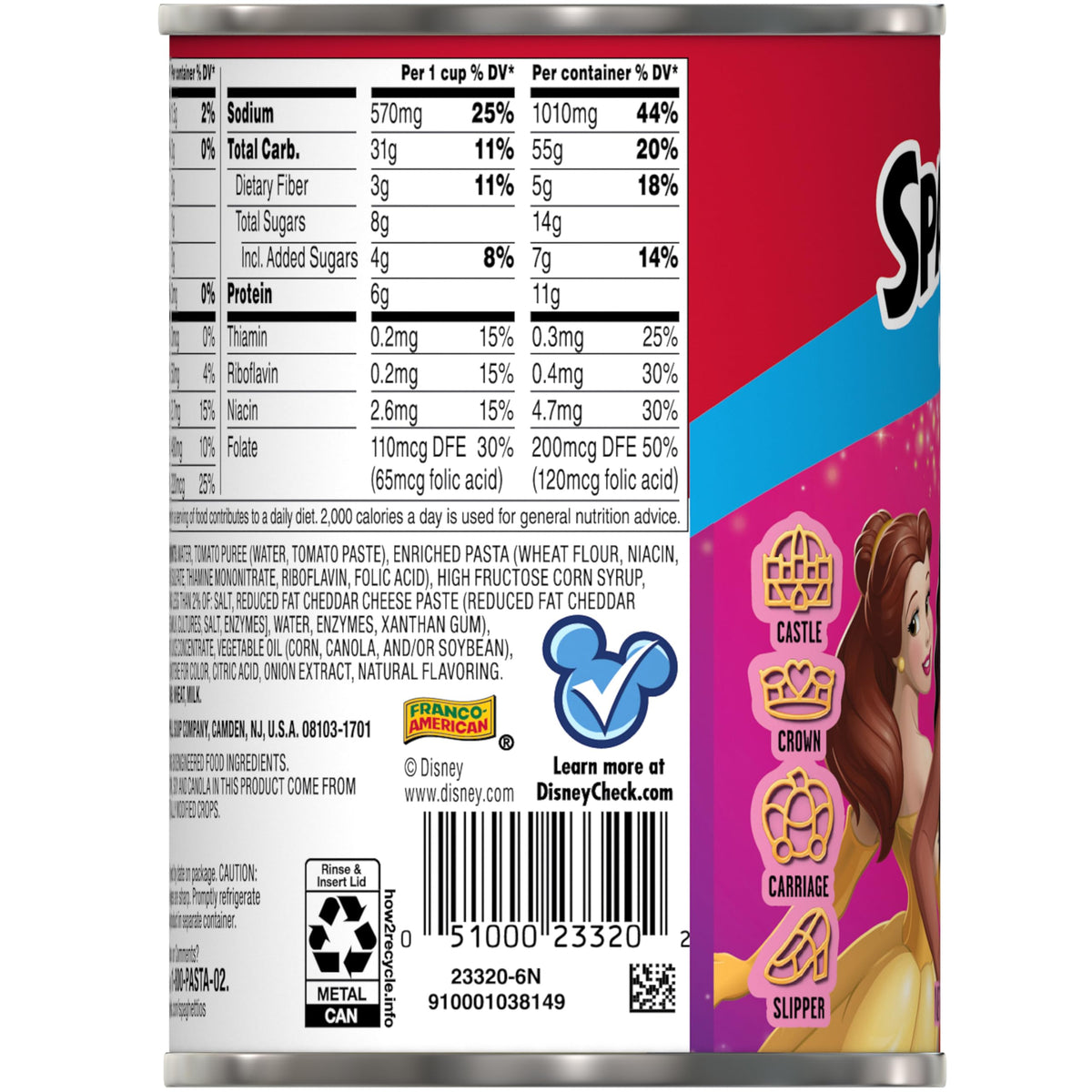 SpaghettiOs kids lunch idea visual inspires meal fun