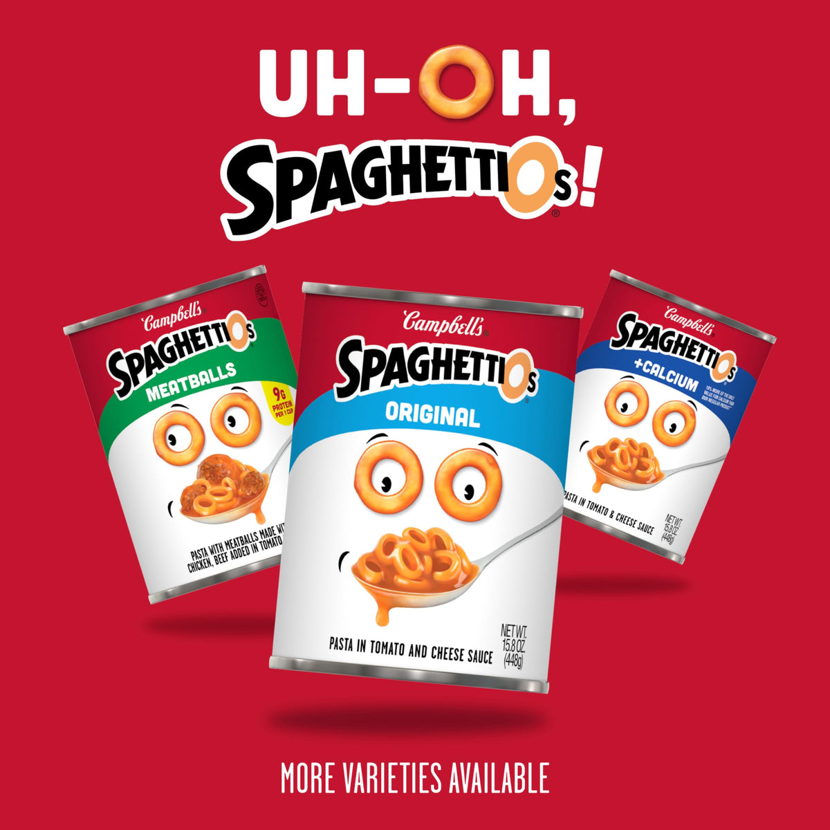 SpaghettiOs microwave-ready image emphasizes effortless, fast mealtime.