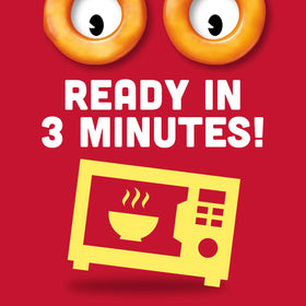 SpaghettiOs microwave-ready cans heat in minutes for quick lunches.