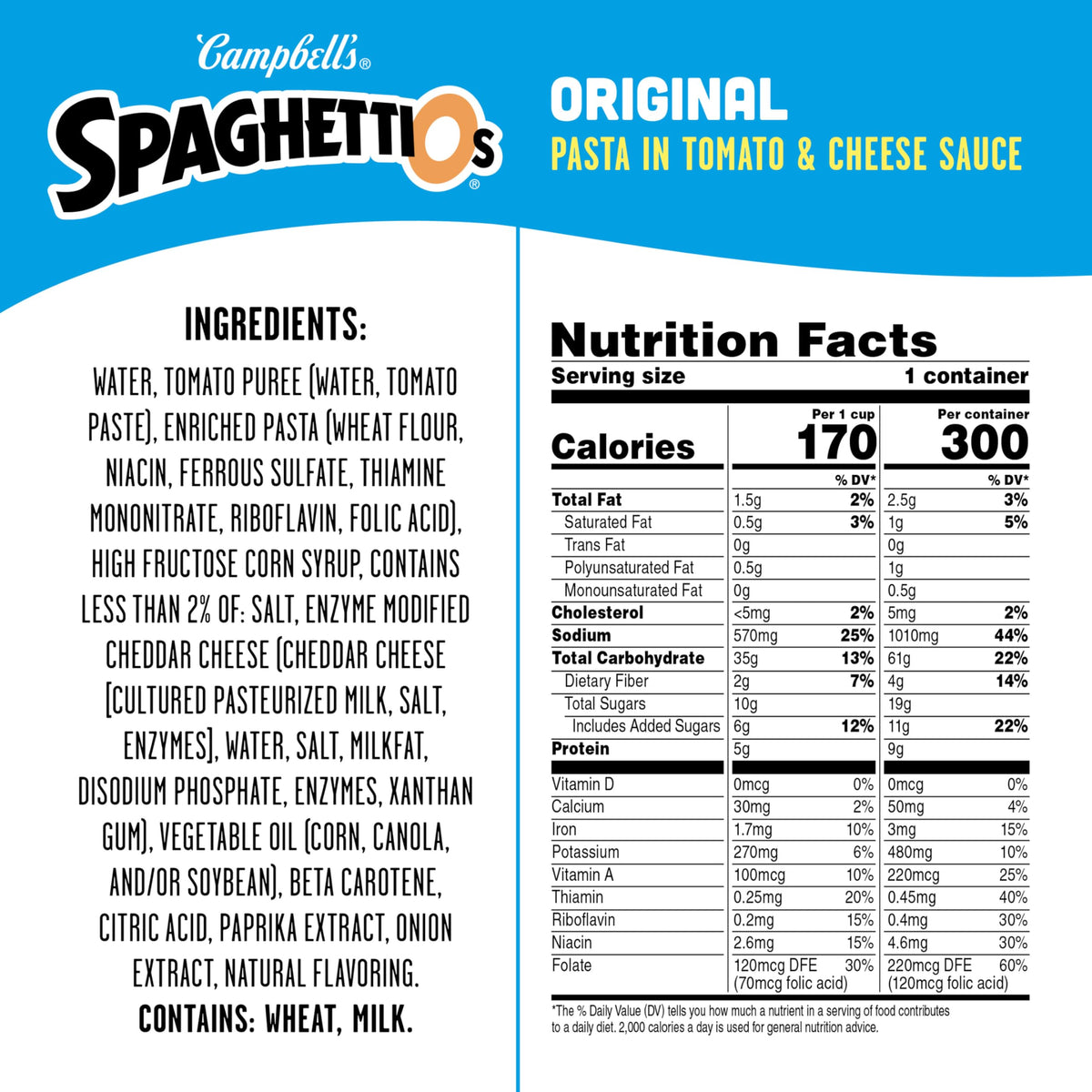 SpaghettiOs o-shaped pasta adds fun to meals