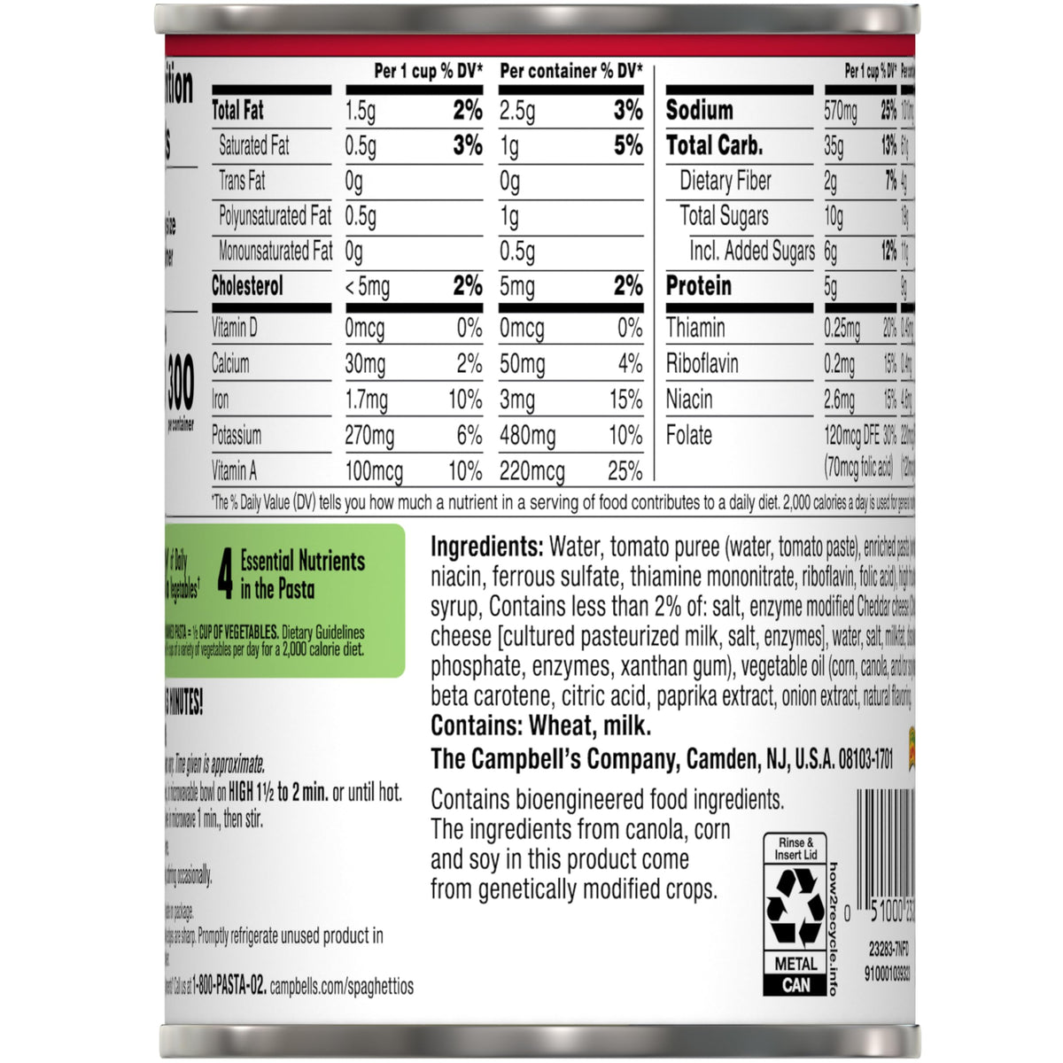 Stovetop heating preserves traditional pasta texture and flavor
