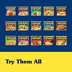 Spam bacon and egg breakfast plate shows hearty, convenient meal inspiration.