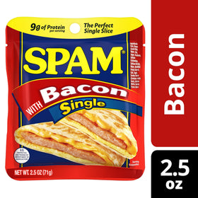SPAM bacon single pouch ready-to-eat for meals