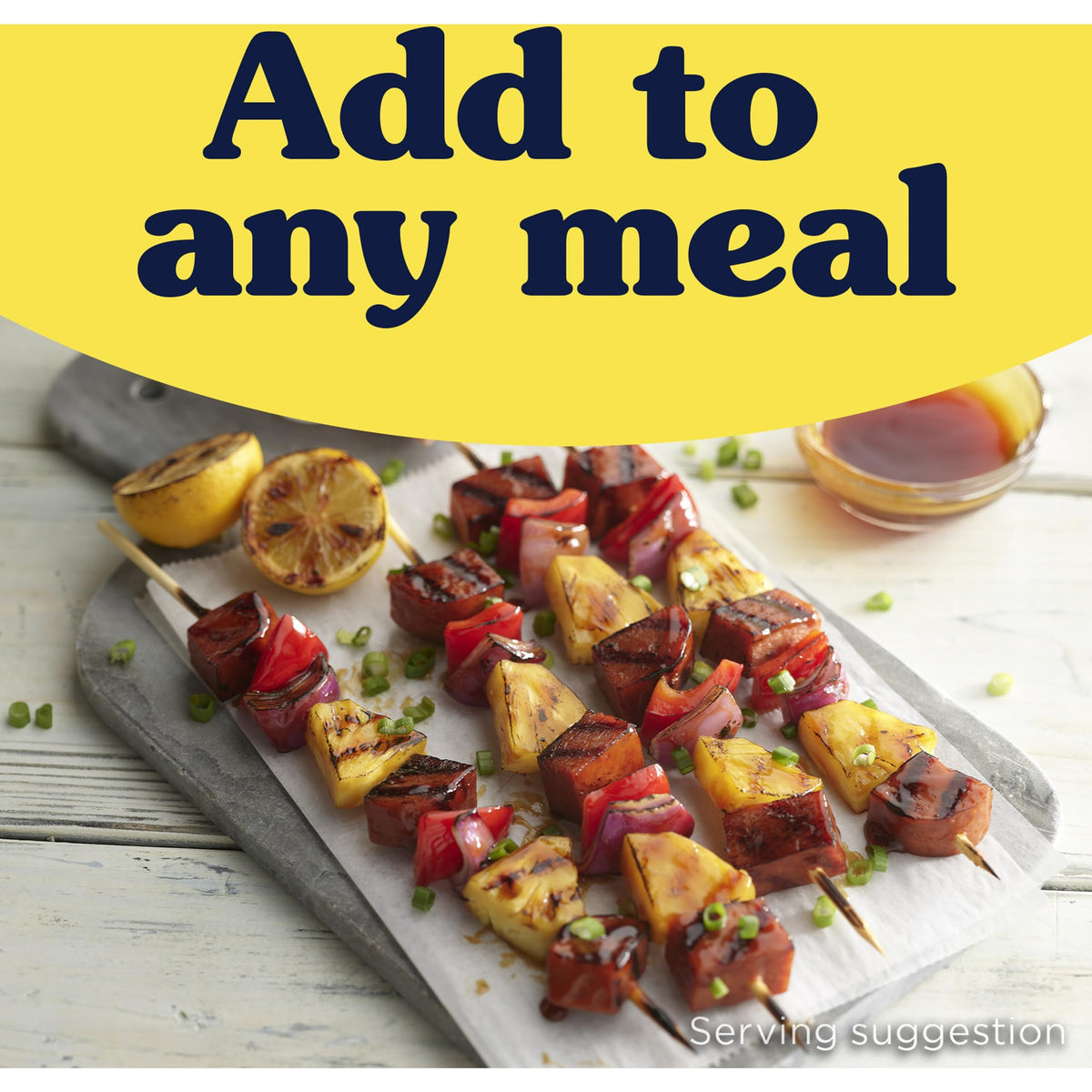 SPAM Teriyaki served bowl with savory cubes glazed and ready to enjoy