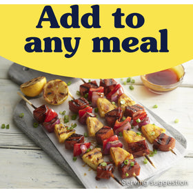 SPAM Teriyaki served bowl with savory cubes glazed and ready to enjoy