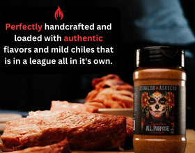 Spanglish Asadero ingredients label, high-quality, low-sodium seasoning