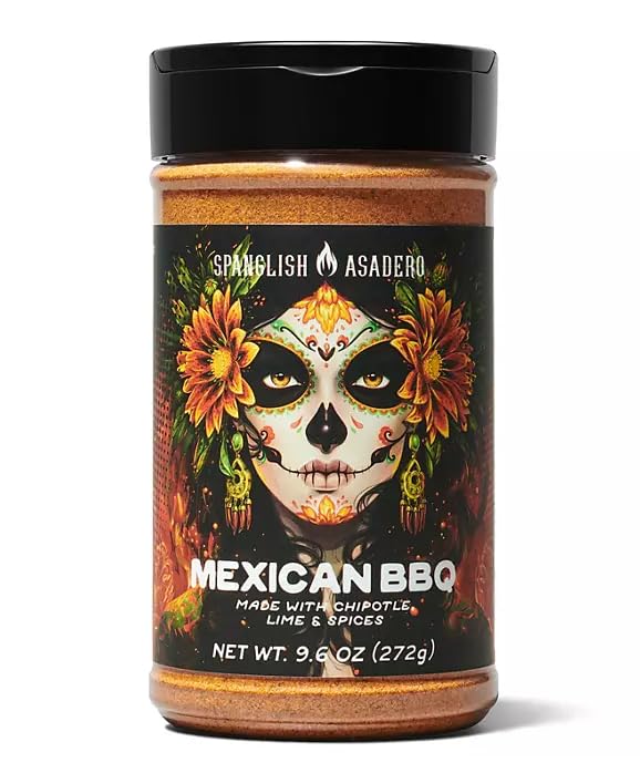 Spanglish Asadero Seasoning: smoky-chipotle-lime enhances beef and pork grilling.