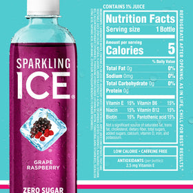 Pouring Sparkling Ice into a glass for a crisp sip.