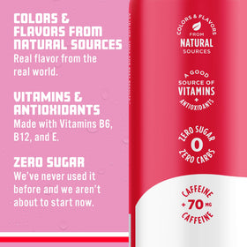 Six-pack of Sparkling Ice Caffeine Cherry Vanilla cans for easy sharing.