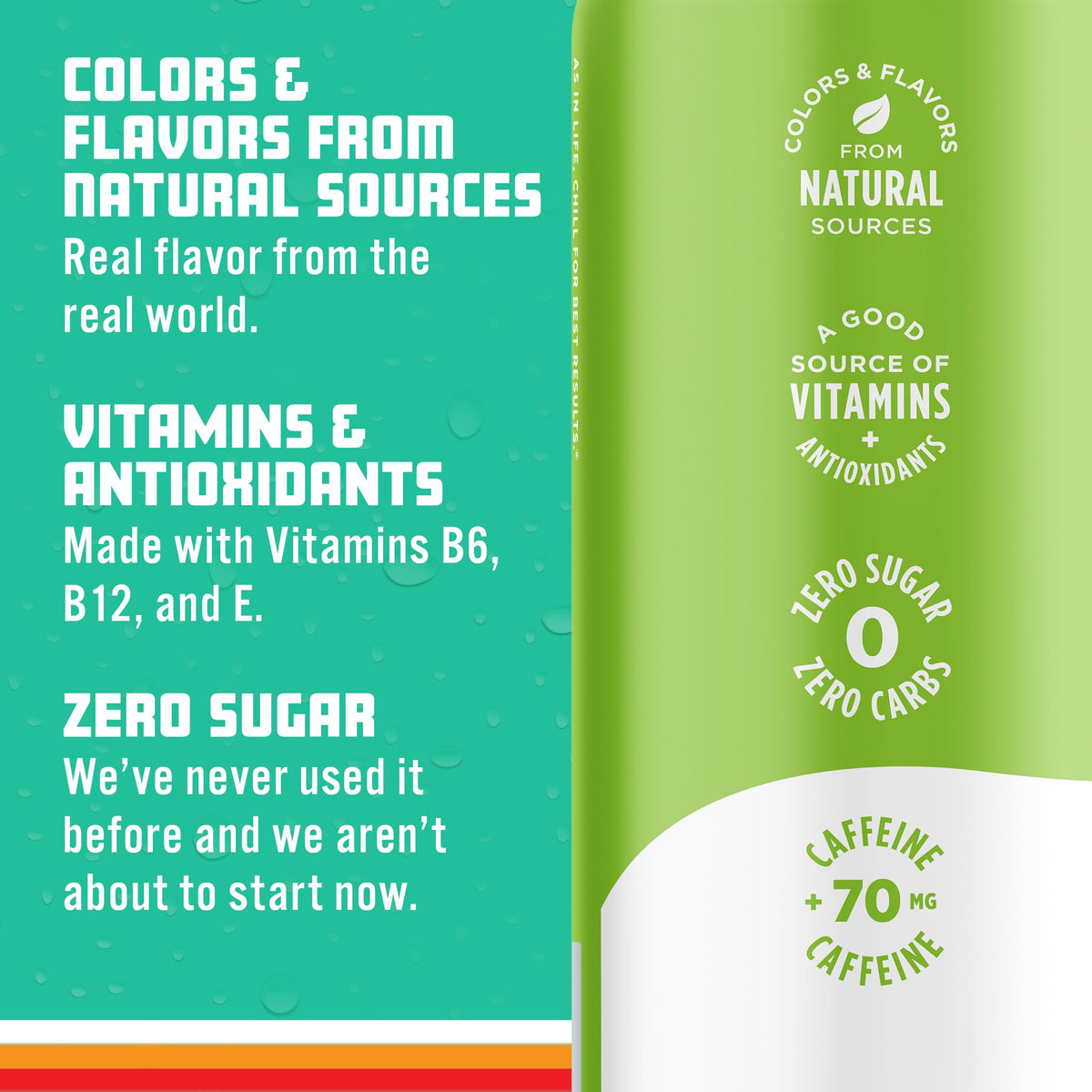 Sparkling Ice Citrus Twist pour demonstrates lively bubbles and refreshing finish.