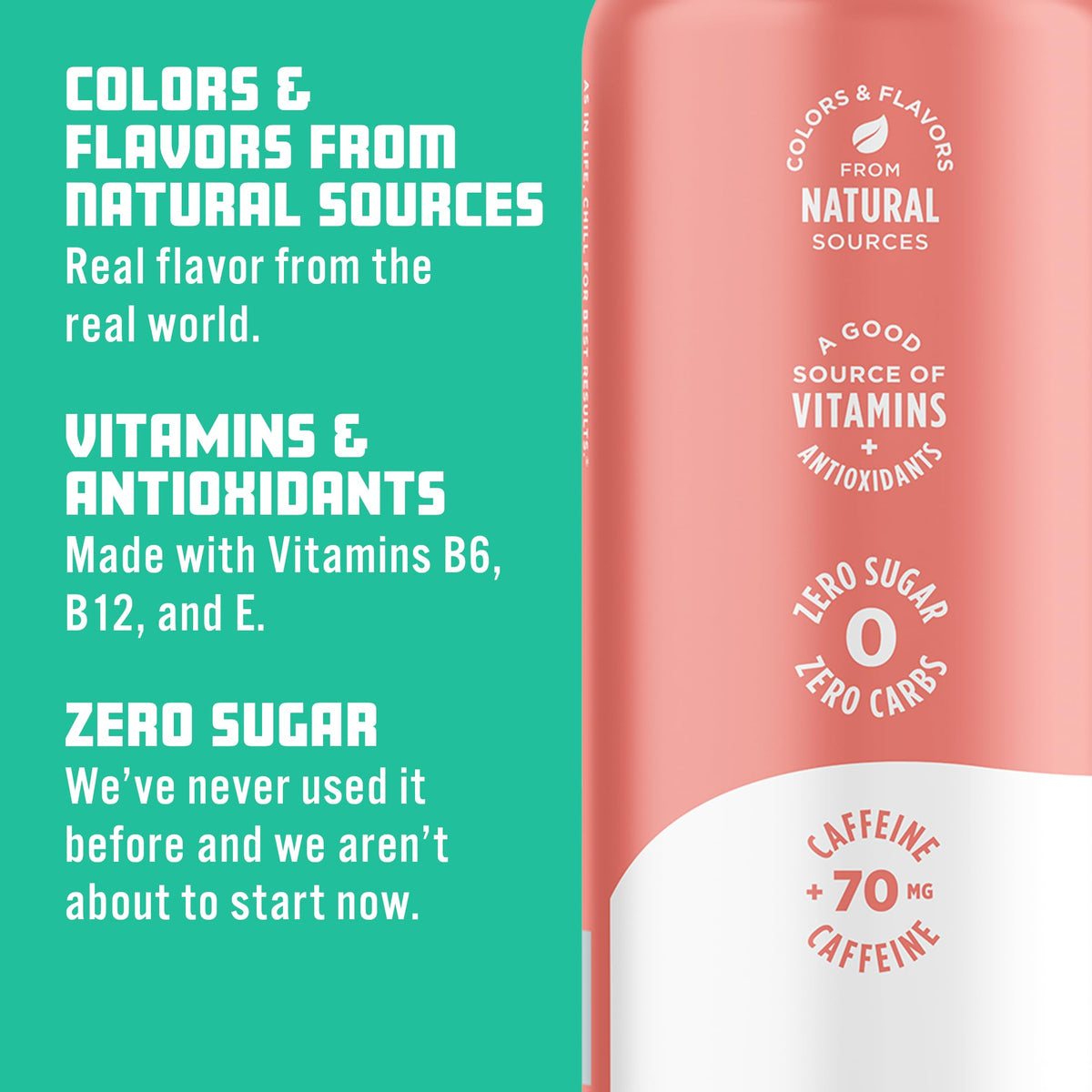 Sparkling Ice caffeine watermelon lemonade in a glass showcases zero sugar.