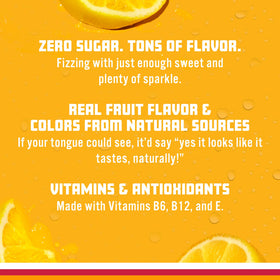 Sparkling Ice Classic Lemonade served in a glass, ideal for mocktails.