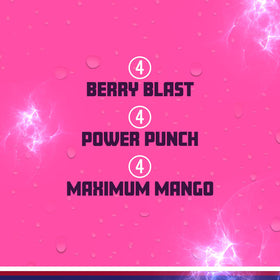 Sparkling Ice Energy Variety Pack front view for on the go flavor and hydration