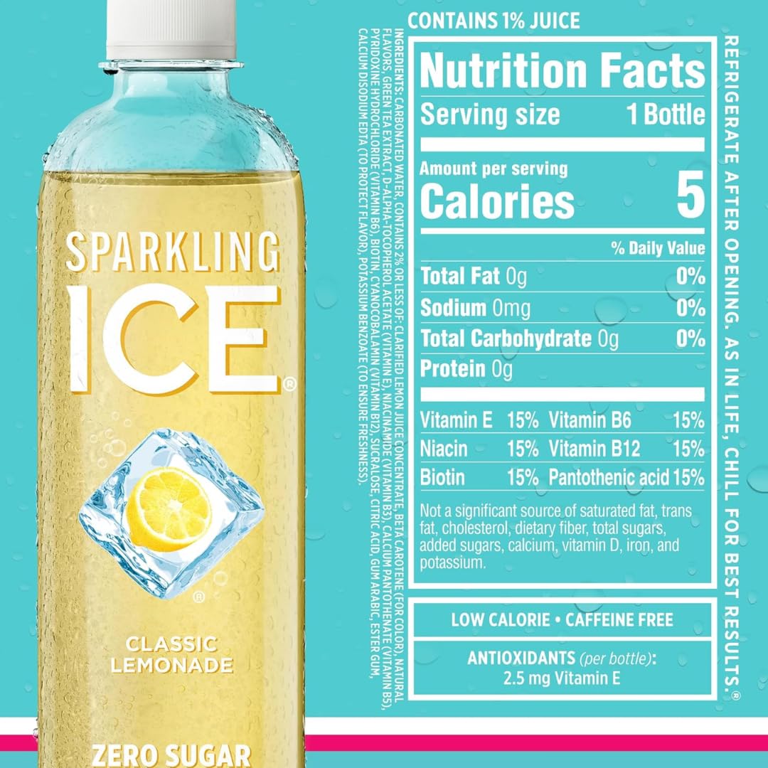 Sparkling Ice Fruit Punch can, vibrant flavor and no sugar.