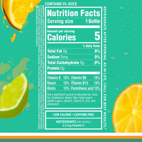 Sparkling Ice Lemon Lime bottle with recyclable packaging appeals to eco-conscious shoppers.