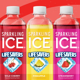 Fizzing bubbles illustrate refreshing, zero-sugar profile of Sparkling Ice.
