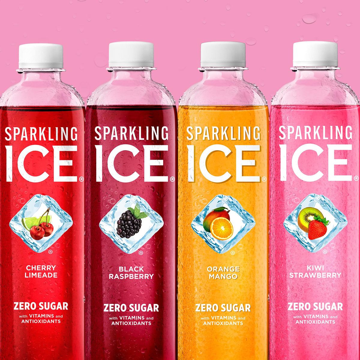 Sparkling Ice Orange Mango bottle with tropical fruit notes.