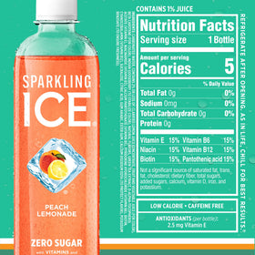 Sparkling Ice recyclable bottle symbol promoting eco-conscious choice.