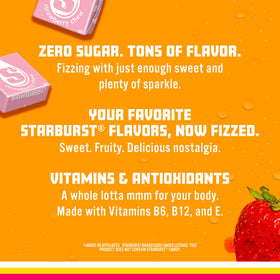 Sparkling Ice STARBURST Strawberry multi-pack on display for easy grabbing.