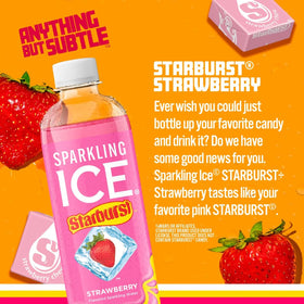 Sparkling Ice Starburst variety pack box showing four flavors in one bundle.