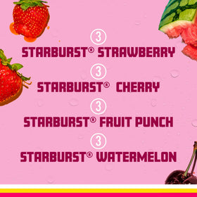 Sparkling Ice Starburst watermelon bottle for a colorful, zero-sugar sip