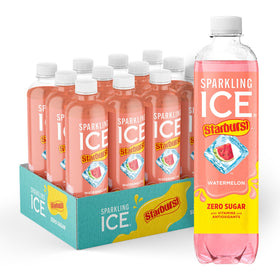 Sparkling Ice Starburst Watermelon bottle with zero sugar and bold flavor