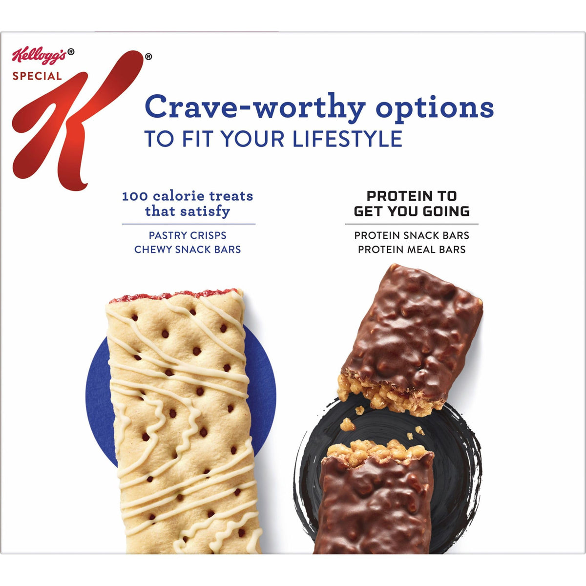 Special K Bar Pastry Crisps nutrition label highlight