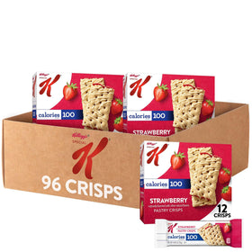 Special K Pastry Crisps strawberry crust close-up showing flaky texture for a crave-worthy snack.