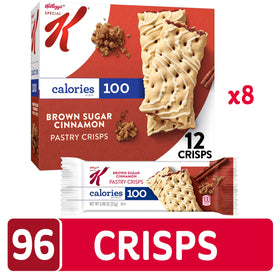 Special K Bar Pastry Crisps two-crisp serving shown for 100-calorie snack