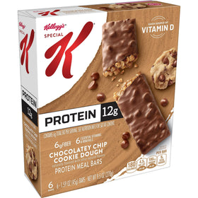 Special K Protein Bar on desk and in gym bag for a snack.