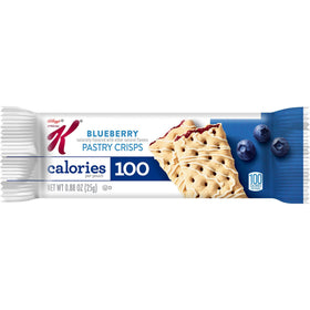 Special K Blueberry Pastry Crisps 48 pouches packaging for freshness and portability
