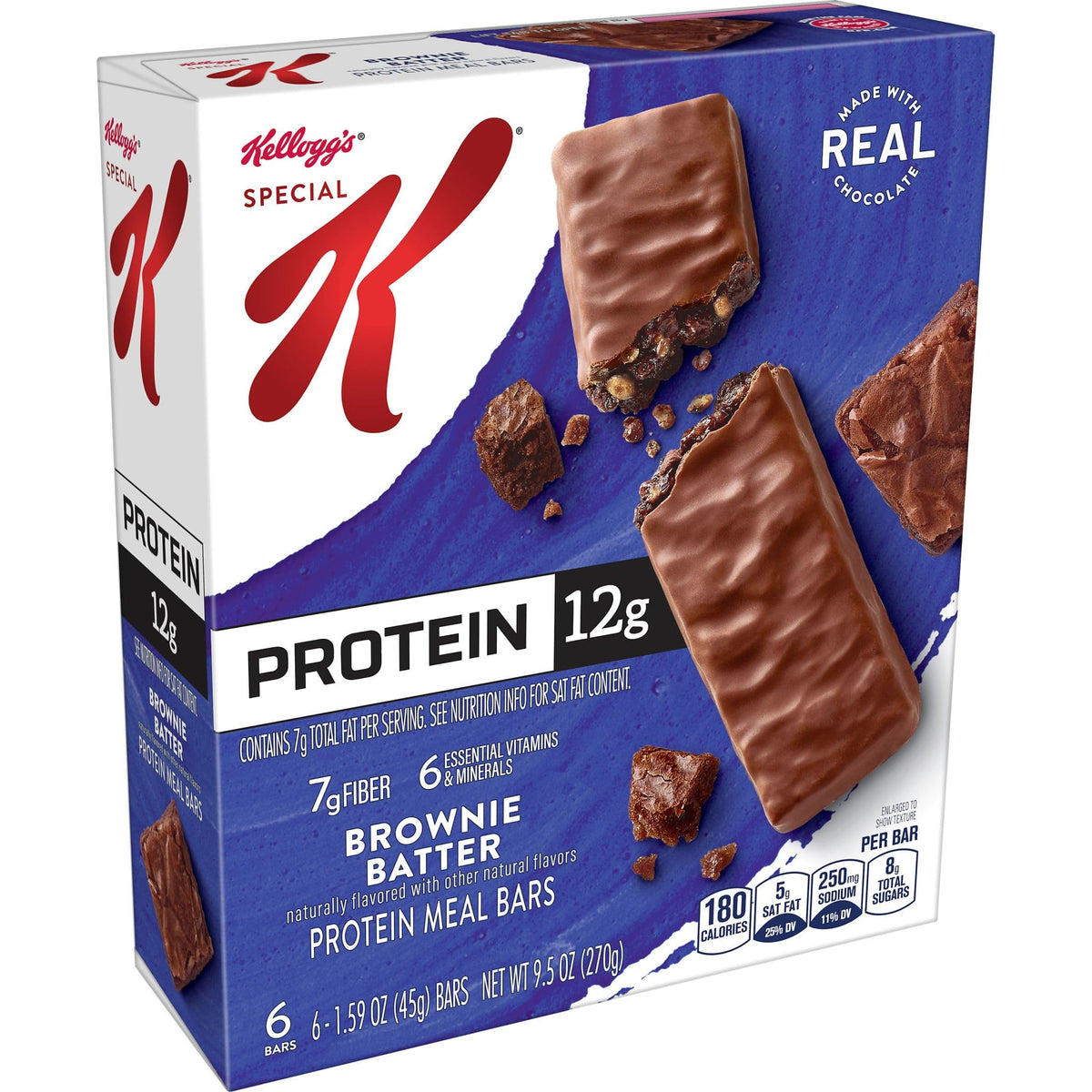 Special K Brownie Batter Bar in desk bag for quick meal