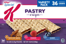 Special K Pastry Crisps Strawberry-Blueberry box ideal for on-the-go fruity snacks