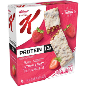 Individually wrapped Special K bar in convenient packaging.