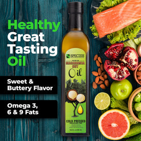 Species Nutrition macadamia oil stir-fry pan demonstrates high-heat stability for searing