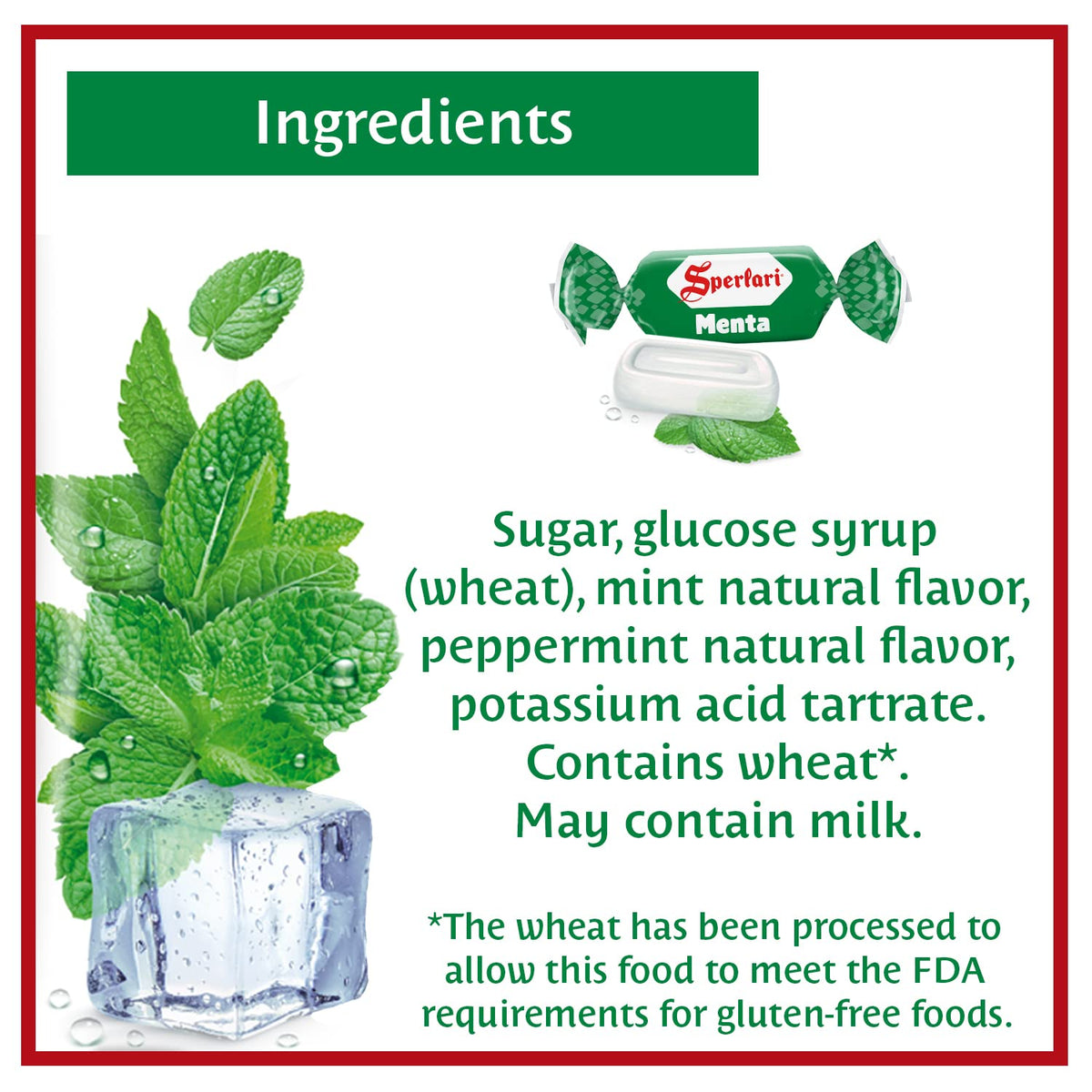 Italian Sperlari mint candies presented as a classic Cremona confection collection.