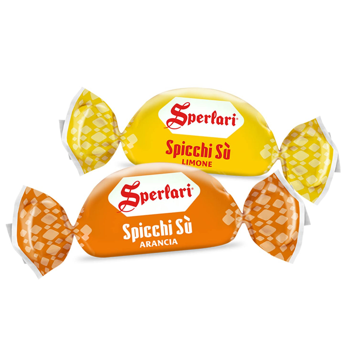 Sperlari Spicchi citrus hard candy bulk 1kg bag, ideal for sharing.