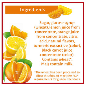 Juicy fruit flavors from Sperlari Spicchi citrus candies.