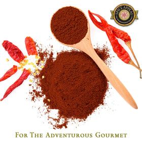 Spice Appeal Chipotle Chili Ground label, showcasing all-natural ingredients and fresh spice blend.