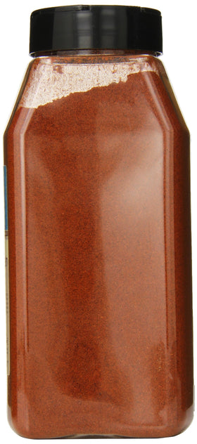 Spice Appeal New Mexican Chili Ground pouring image, ideal for restaurants and home cooks.