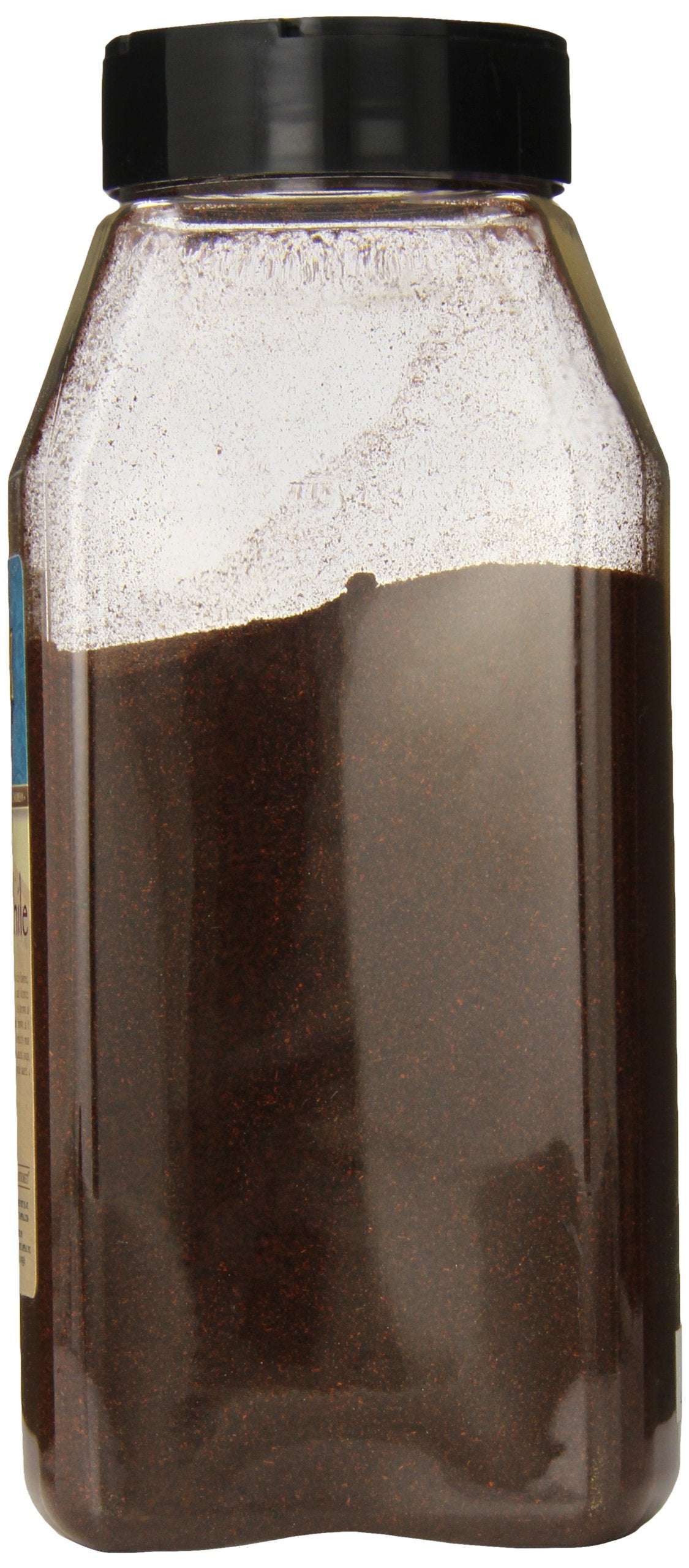 Spice Appeal Pasilla Chile Ground pour shot elevates stews and soups with depth.
