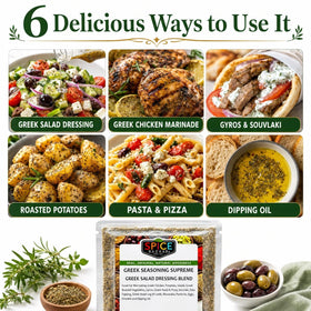 Spice Bazaar Greek Seasoning Supreme on gyros for authentic aroma