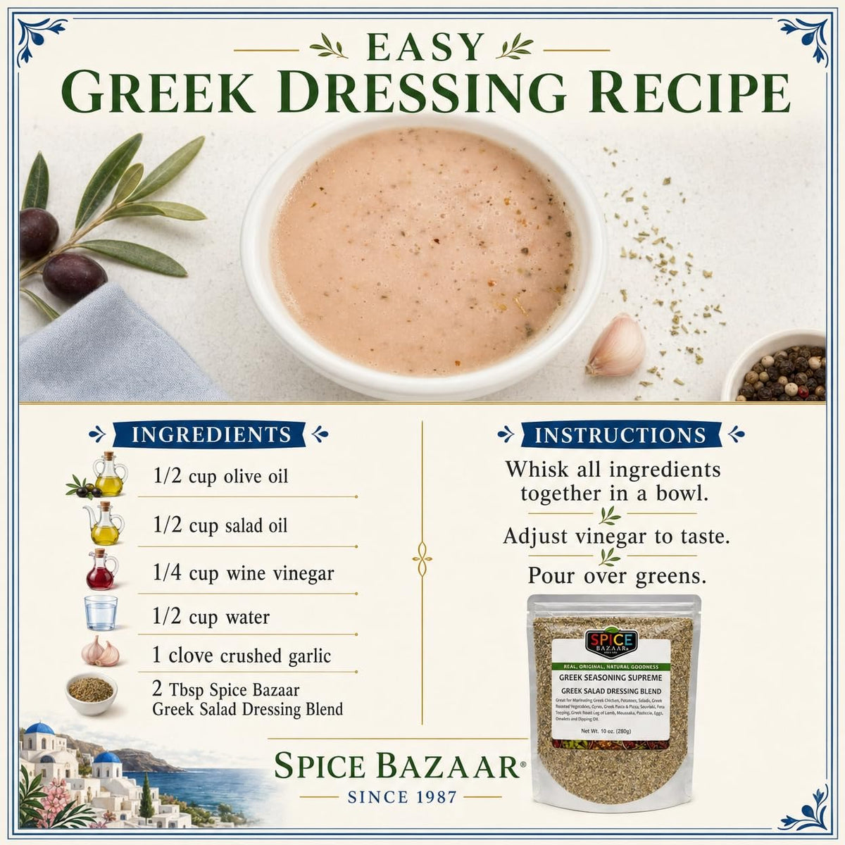 Spice Bazaar resealable 10 oz bag keeps seasoning fresh