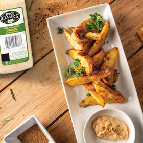 Spice Classics granulated garlic adds depth to dressings and sauces.