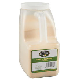 Spice Classics Garlic Powder bulk container with easy-pour design for home and kitchen use