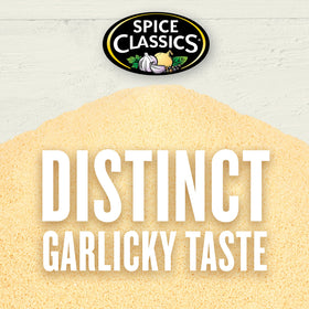 Spice Classics Garlic Powder dry-rub versatility adds depth to meats